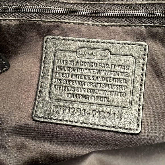 Coach Handbag Dark Brown - Picture 8 of 9